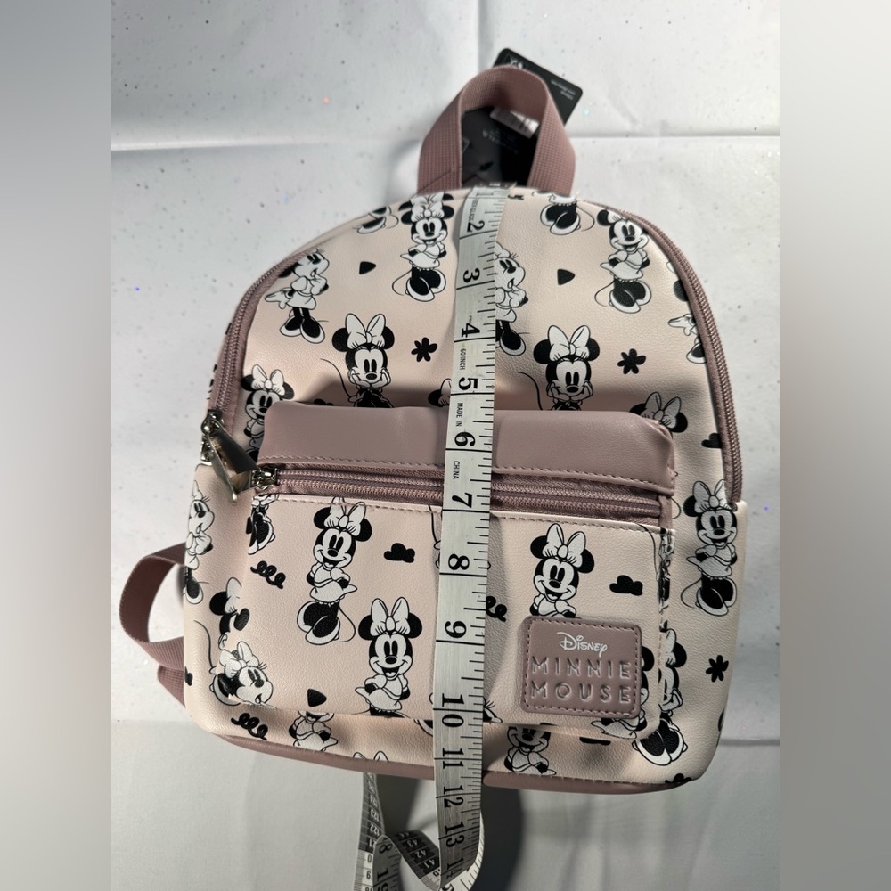NWT Disney Minnie Mouse cream/mauve backpack. Disneyworld disneyland - Picture 6 of 8